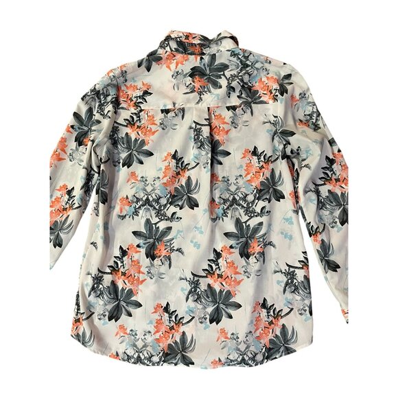 Talbots Nantucket Blouse Womens SP Petites Used Floral - Picture 13 of 16